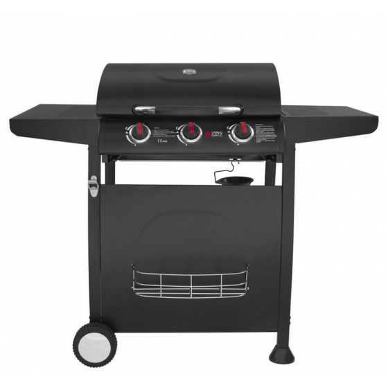 THERMOGATZ GS GRILL LITE 3 Ψησταριά Υγραερίου με 3 Εστίες 9kW